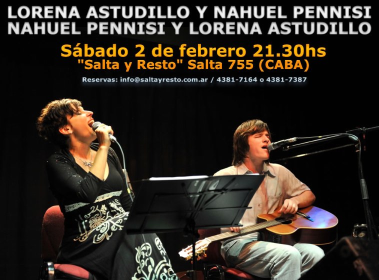 Lorena y Nahuel en vivo en Salta y resto 